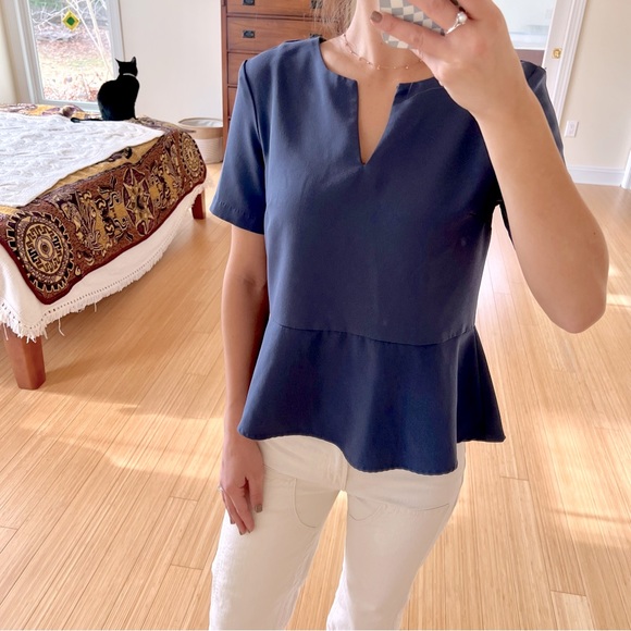 Banana Republic | Peplum Shirt - Picture 1 of 5